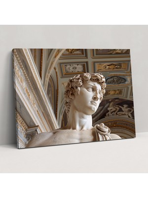 Popcas Michelangelo Tablo Ev Dekorasyonu Duvar Sanatı