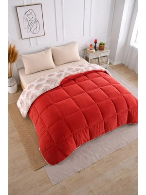 Formeya Lastikli Çarşaflı Battal Boy Desenli Lüx Wellsoft Yorgan Uyku Seti (Çarşaf+Yorgan+2 Yastık Kılıfı)