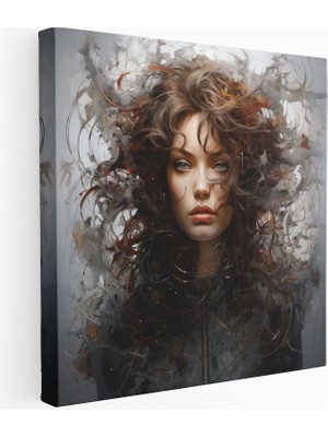 Popcas Kadın Duvar Sanatı: Otantik Duygular - Kadın Duvar Sanatı Kanvas Tablo