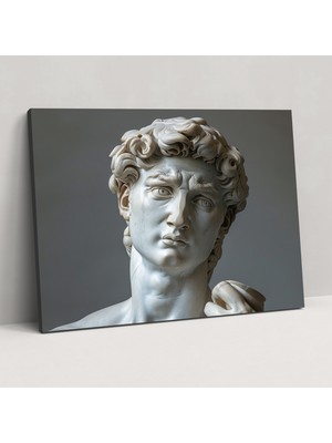 Popcas Michelangelo Kanvas Tablo Ev Dekorasyonu Duvar Sanatı