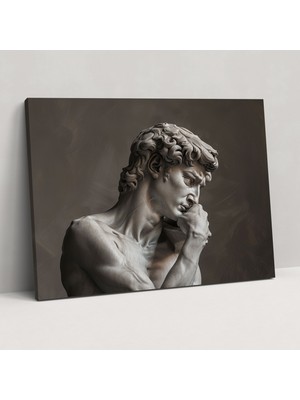 Popcas Michelangelo Sanat Eseri Ev Dekorasyonu Için Kanvas Tablo