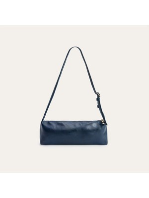 Deri Görünümlü Silindir Omuz Çantası