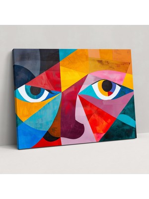 Popcas Soyut Geometrik Şekiller Pablo Picasso Kanvas Tablo Ev Dekorasyonu