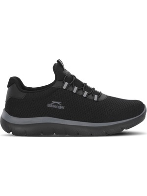 Slazenger FOREIGN M Erkek  Siyah / Siyah Koşu & Yürüyüş Spor Ayakkabısı