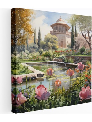 Popcas Osmanlı Bahçesi Huzur Veren Kanvas Tablo