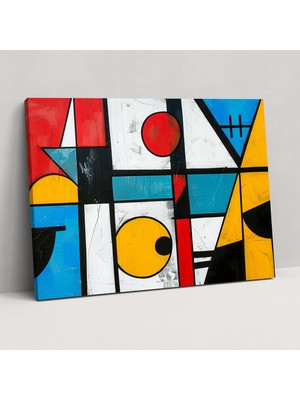 Popcas Günümüz Sanatı Samimi Duvar Tablosu Kanvas Tablo