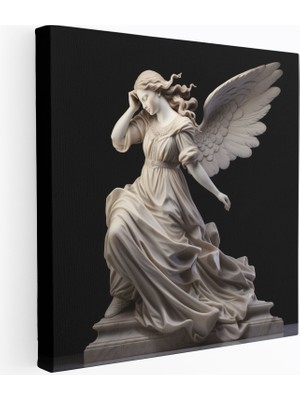 Popcas Huzur Rönesans Kanvas Tablo Melek Heykeli