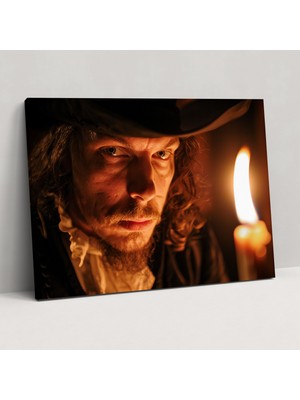 Popcas Rembrandt Kanvas Tablo Portre Duvar Dekorasyonu