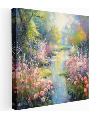 Popcas Huzurlu Bahçe Kanvas Tablo