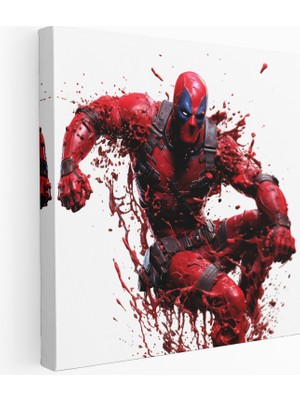 Popcas Harekette Deadpool Kanvas Tablo