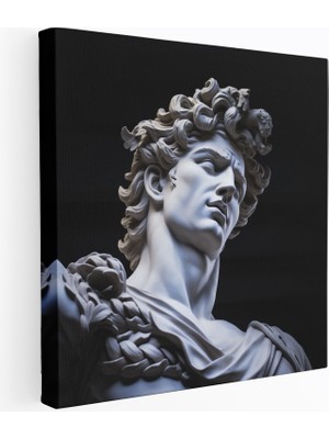 Popcas Rönesans Duvar Sanatı Yunan Tanrısı Apollo Heykeli