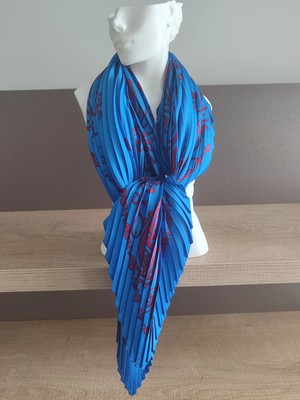 Trend Nexus Desenli Piliseli FULAR(70X70CM)ŞAL