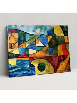 Popcas Pablo Picasso Tarzı Kanvas Tablo Duvar Sanatı Dekorasyonu