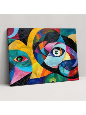 Popcas Pablo Picasso Ilhamlı Kanvas Tablo Duvar Dekorasyonu