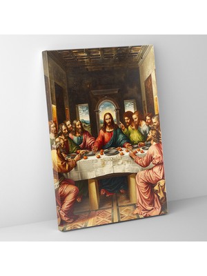 Popcas Mannerism Son Akşam Yemeği Kanvas Tablo Duvar Sanatı