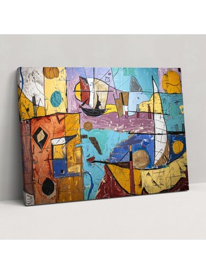 Popcas Pablo Picasso Kanvas Tablo Modern Sanat Eseri Duvar Dekorasyonu ve Ev Süsleme Için