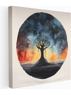 Popcas Pink Floyd'un Ayın Karanlık Yüzü Kanvas Tablo