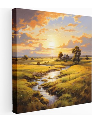 Popcas Altın Tarlaları Kanvas Tablo