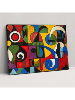 Popcas Pablo Picasso Tarzı Kanvas Tablo Duvar Dekorasyonu