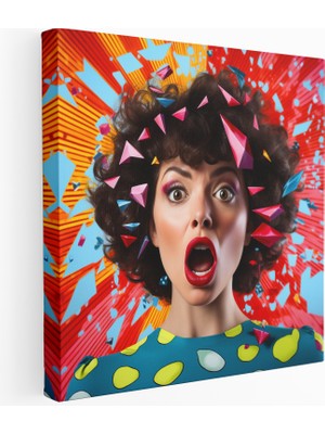 Popcas Marvel Pop Art Kanvas Tablo Patlama