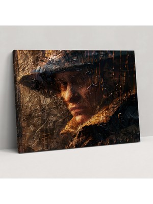 Popcas Rembrandt Kanvas Tablo Sanat Eseri Duvar Dekorasyonu Için