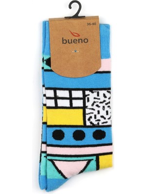 Bueno Shoes Geo Dsn Skt Çorap 13WSOSWC1002 13WSOSWC1002