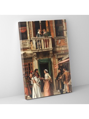 Popcas Rönesans Raffaello Sanzio Kanvas Tablo Ev Dekorasyonu