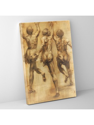 Popcas Raffaello Sanzio Kanvas Tablo Duvar Sanatı