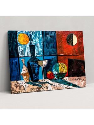 Popcas Soyut Doğa Pablo Picasso Kanvas Tablo Duvar Sanatı