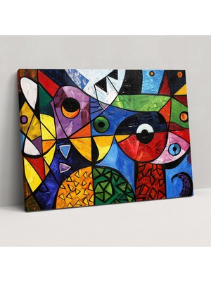 Popcas Hayvan Temalı Pablo Picasso Kanvas Tablo Duvar Dekorasyonu