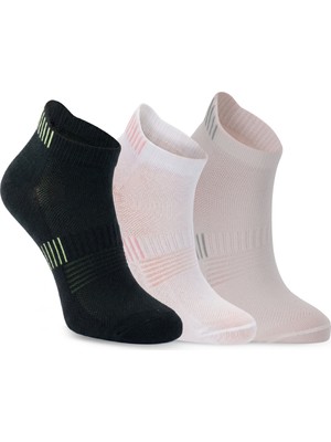 Slazenger Jalıa 3 Lü Kadın  Siyah / Beyaz Çorap
