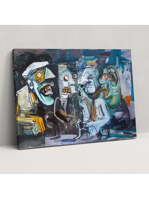 Popcas Sürreal Pablo Picasso Kanvas Tablo Duvar Sanatı Ev Içi Dekorasyon