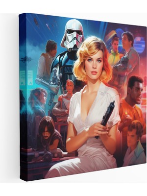 Popcas Pop Kültürü Temalı Kanvas Tablo Baskı