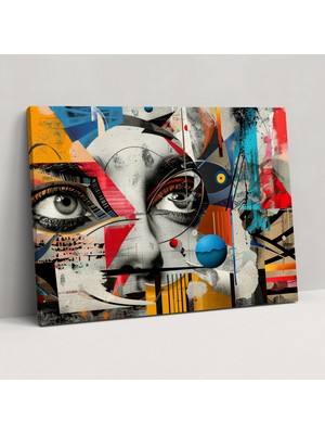 Popcas Kolaj Tarzı Duvar Sanatı Ev Dekorasyonu Kanvas Tablo Pablo Picasso Sanatı