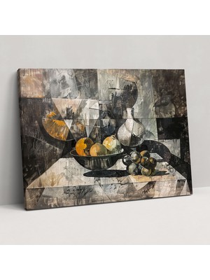 Popcas Pablo Picasso Meyve Temalı Kanvas Tablo