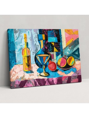 Popcas Natürmort Duvar Sanatı Kanvas Tablo Pablo Picasso