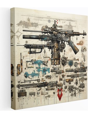 Popcas Pulp Fiction Kanvas Tablo Ev Dekorasyonu Için Pulp Fiction Temalı Tasarım