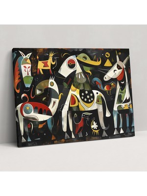 Popcas Pablo Picasso Kanvas Tablo Hayalperest Hayvanlar