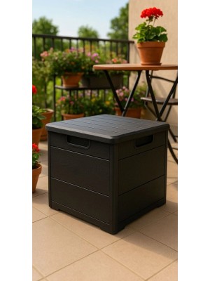 Evvon Plastik Depolama Bahçe Sandığı Çok Amaçlı Bahçe Mobilyası