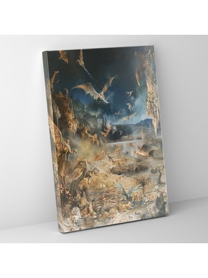 Popcas Rüya Dolu Maniyerizm Dekoratif Tablo / Duvar Sanatı / Kanvas Duvar Tablosu