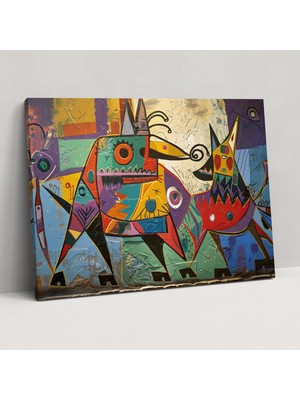 Popcas Fantezi Kanvas Tablo Pablo Picasso Duvar Dekorasyonu