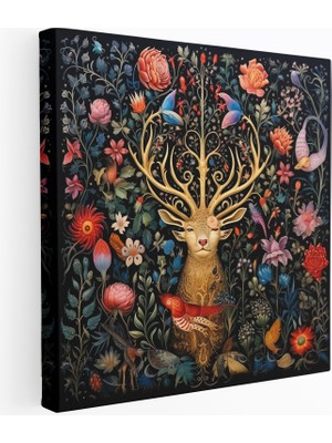 Popcas Rönesans Kanvas Tablo El Yazması Duvar Sanatı