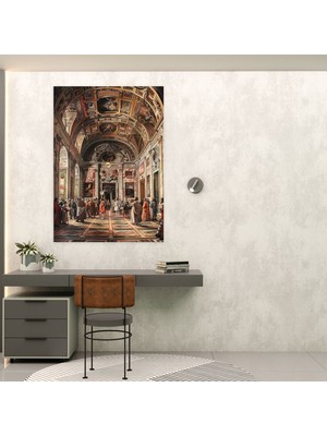 Popcas Raffaello Sanzio Kanvas Tablo Dekoratif Tablo / Duvar Sanatı