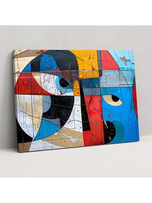 Popcas Renkli Sanat Pablo Picasso Kanvas Tablo Duvar Dekorasyonu