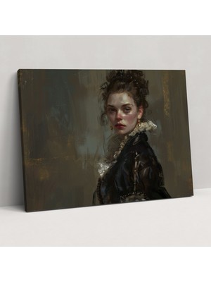 Popcas Rembrandt Soylu Kadın Kanvas Tablo Duvar Sanatı Dekorasyonu