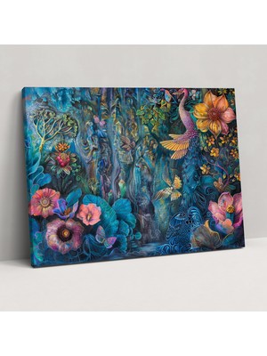 Popcas Sümerlerin Efsanevi Bahçe Kanvas Tablo - Duvar Sanatı Ev Dekorasyonu