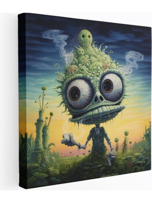 Popcas Canlı Renkli Ot Duvar Sanatı - Ot Canlı Duvar Sanatı