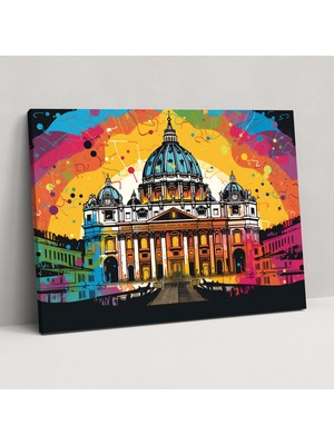 Popcas Roma Duvar Dekorasyonu - Göz Alıcı Roma Mirası Kanvas Tablo Sanatı
