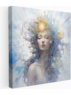 Popcas Manevi Kanvas Tablo: Göksel Işık - Duvar Dekorasyonu Göksel Varlık Ev Dekorasyonu