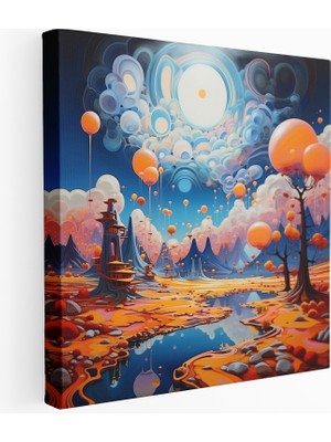 Popcas Gerçeküstü Manzara Kanvas Tablo